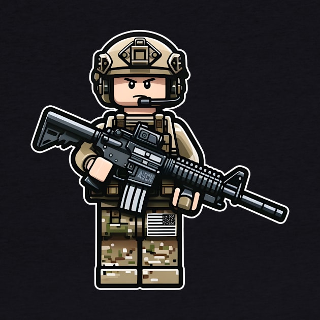 Tactical LEGO by Rawlifegraphic